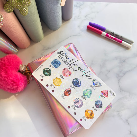 Sparkle Girlie Holographic Savings Challenge Set