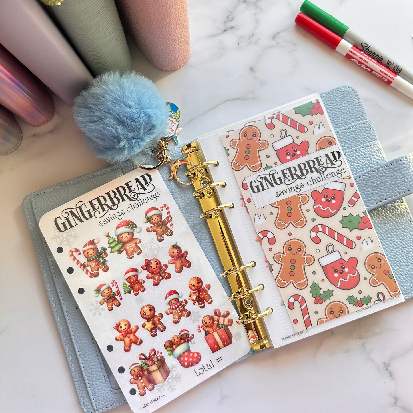 Gingerbread Christmas Savings Challenge