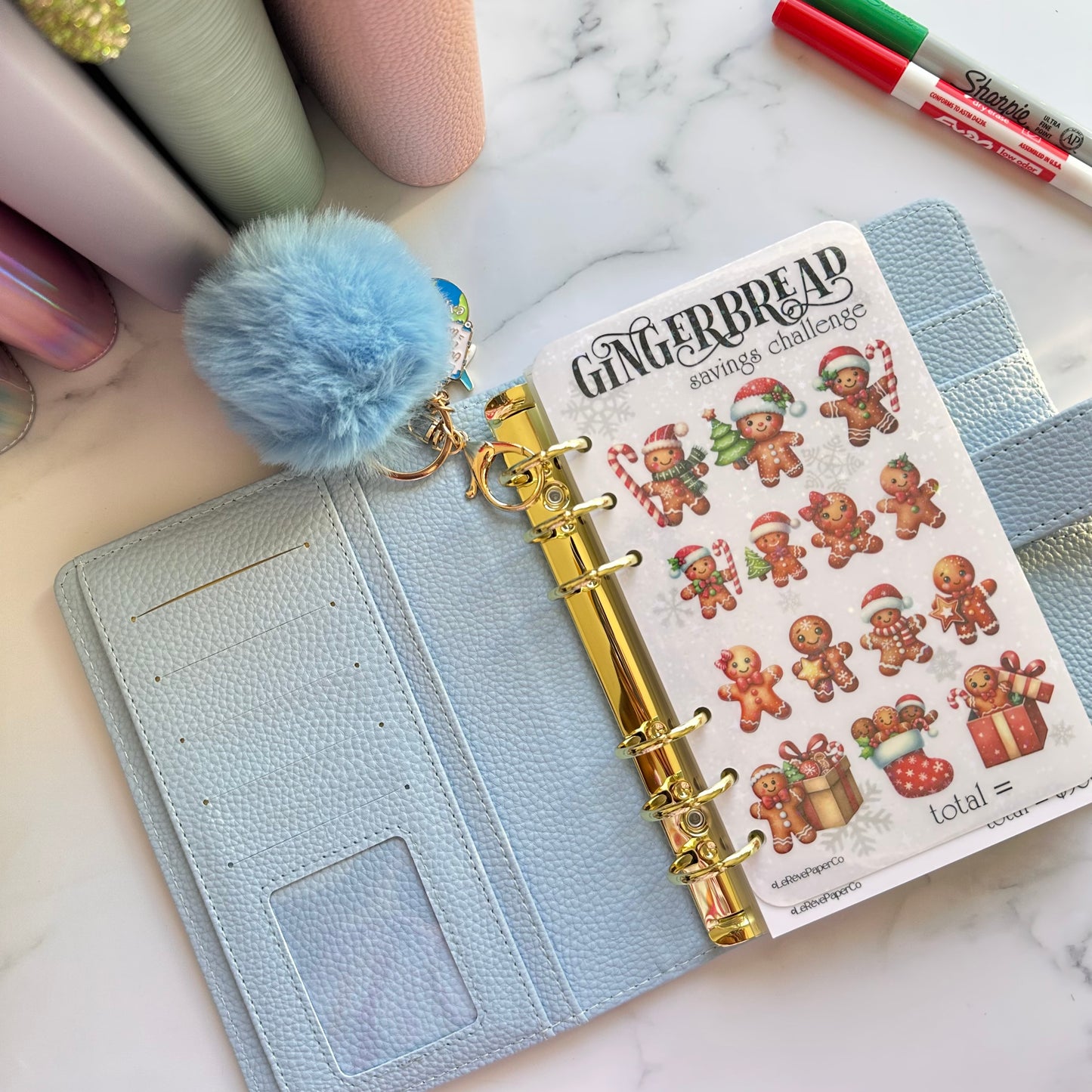 Gingerbread Christmas Savings Challenge