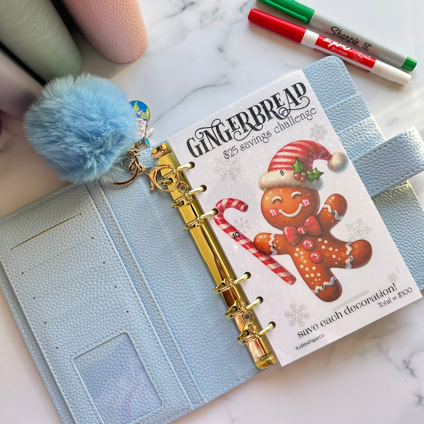 Gingerbread Christmas Savings Challenge