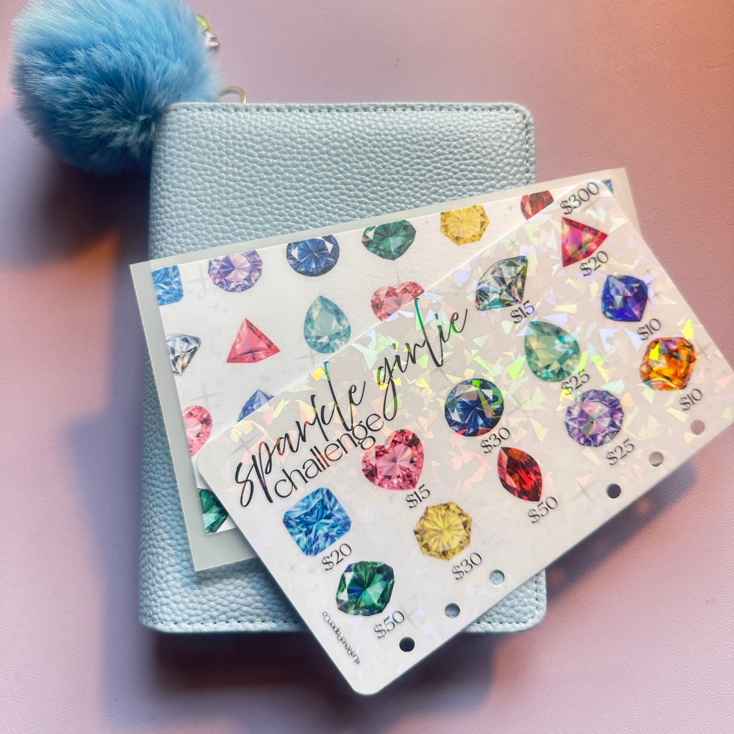 Sparkle Girlie Holographic Savings Challenge