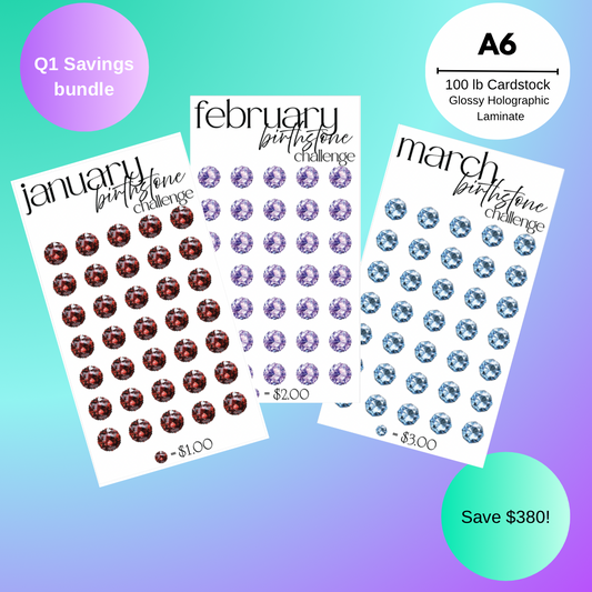 Birthstone Holographic Savings Challenge