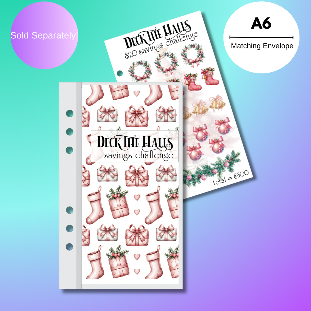 Deck the Halls Christmas Savings Challenge