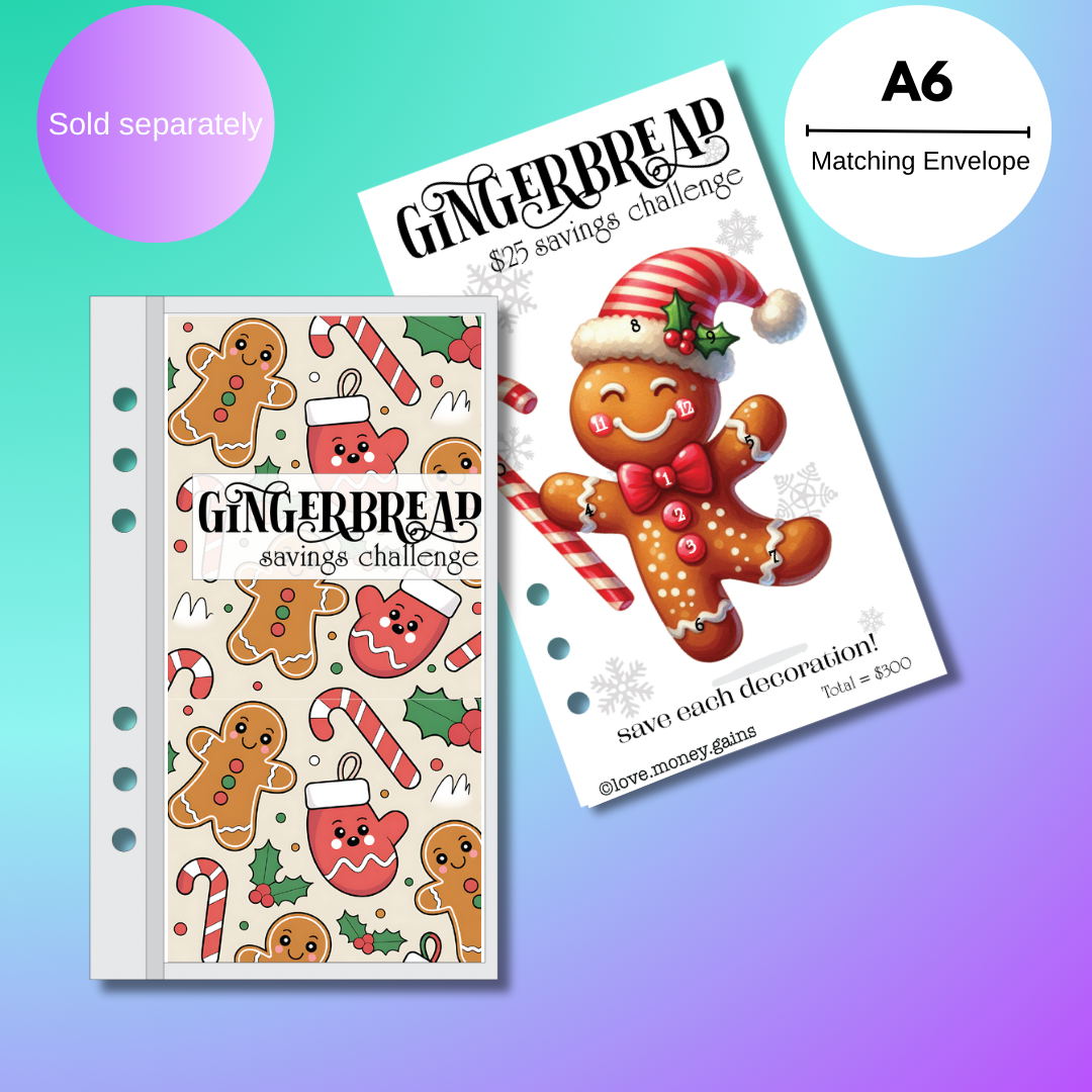 Gingerbread Christmas Savings Challenge