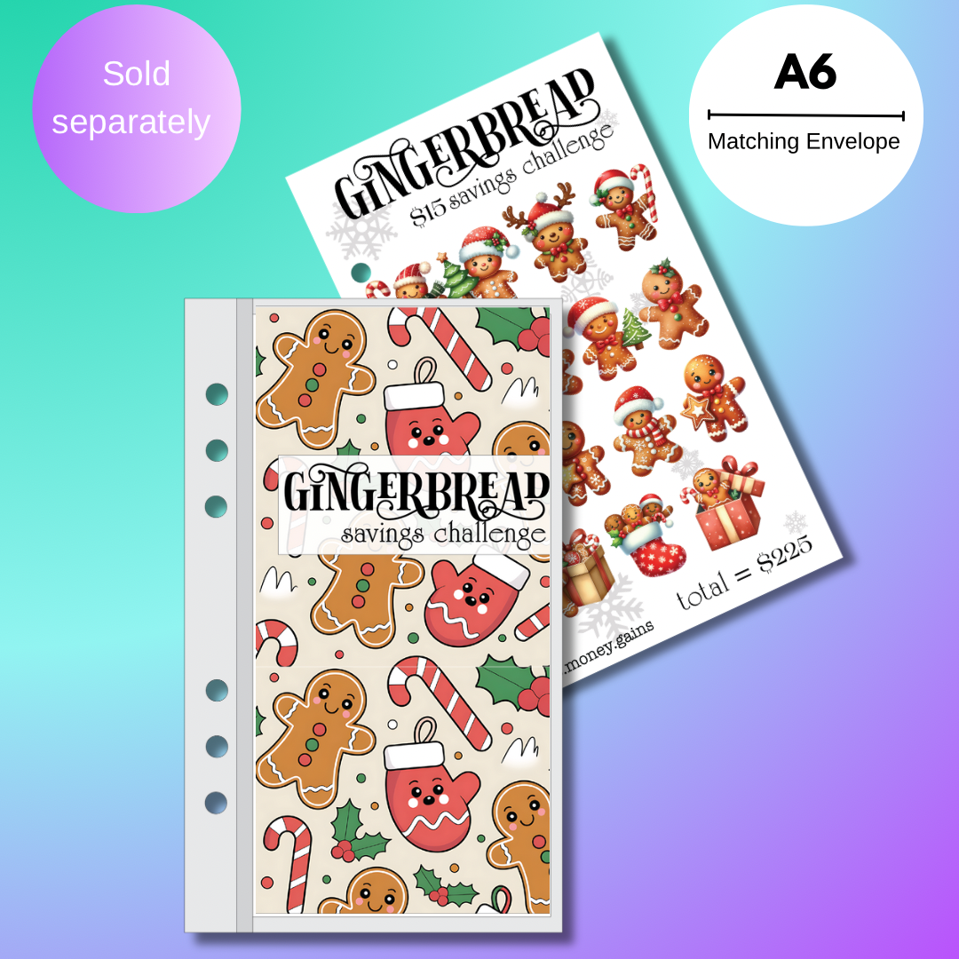 Gingerbread Christmas Savings Challenge