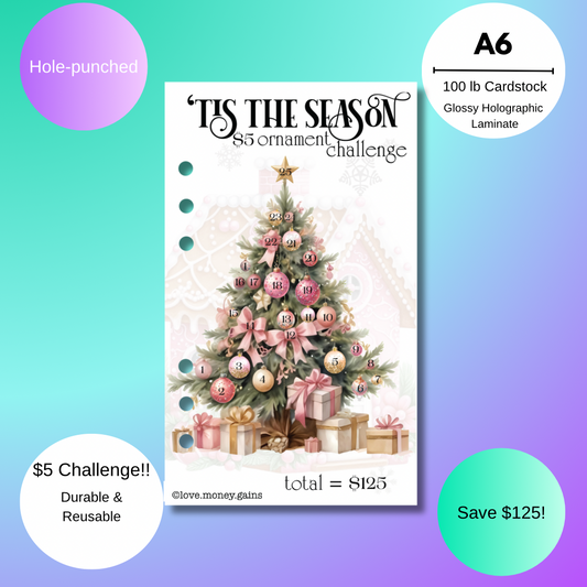 Tis the Season Christmas Savings Challenge