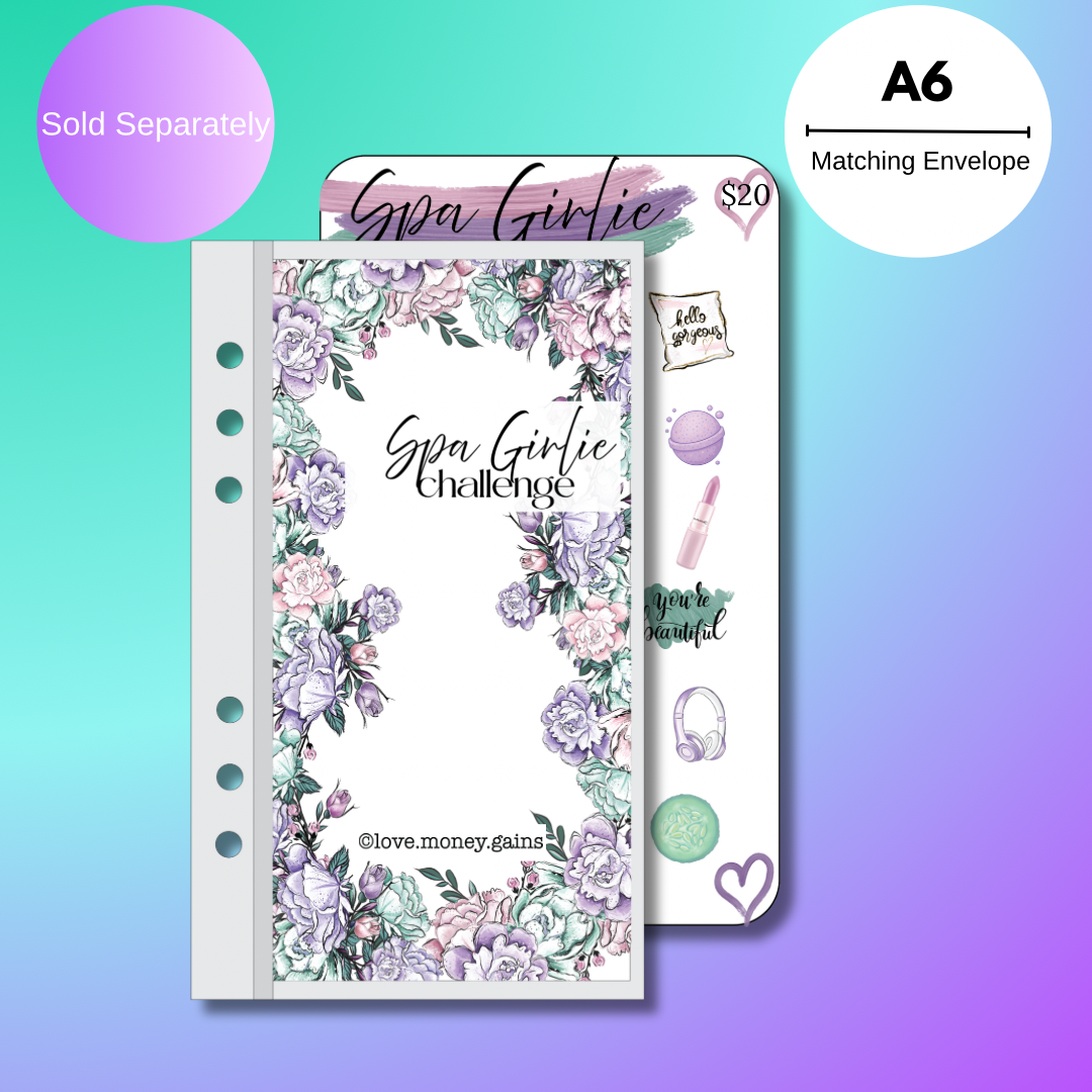 Spa Treatment Challenge Envelope