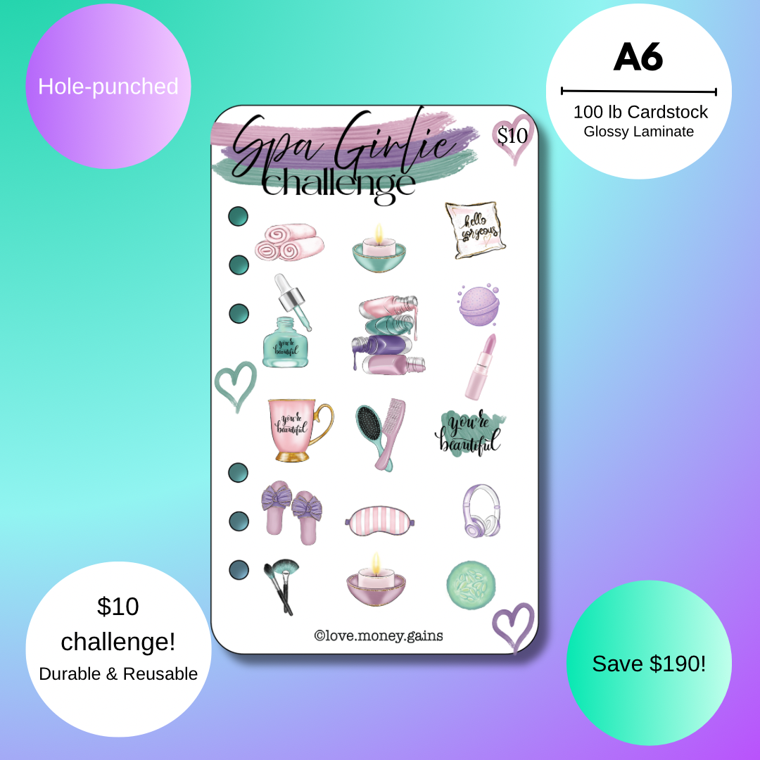 Spa Treatment Savings Challenge