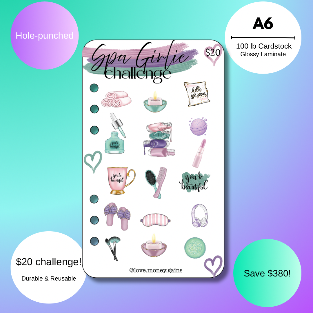 Spa Treatment Savings Challenge