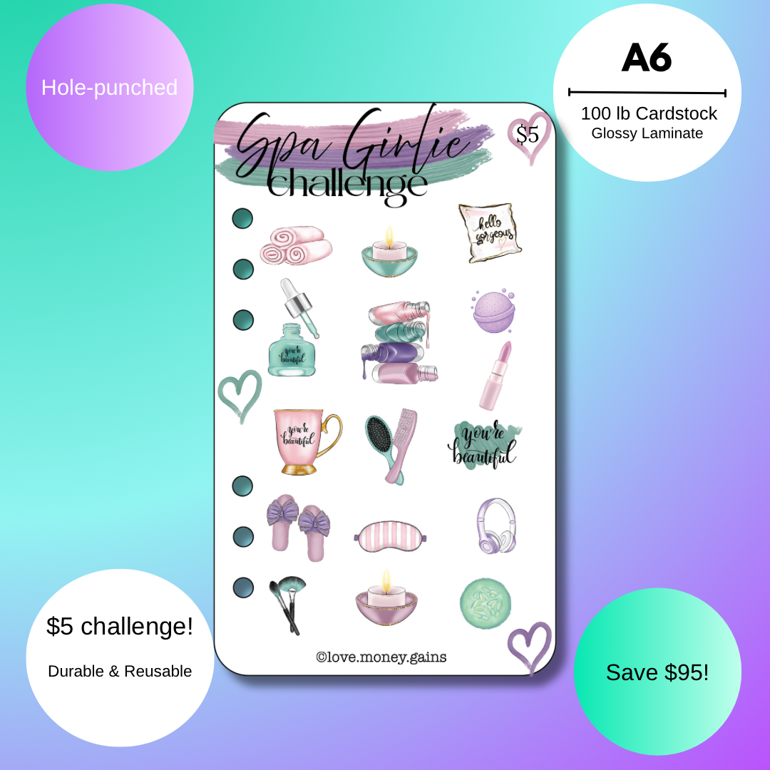 Spa Treatment Savings Challenge