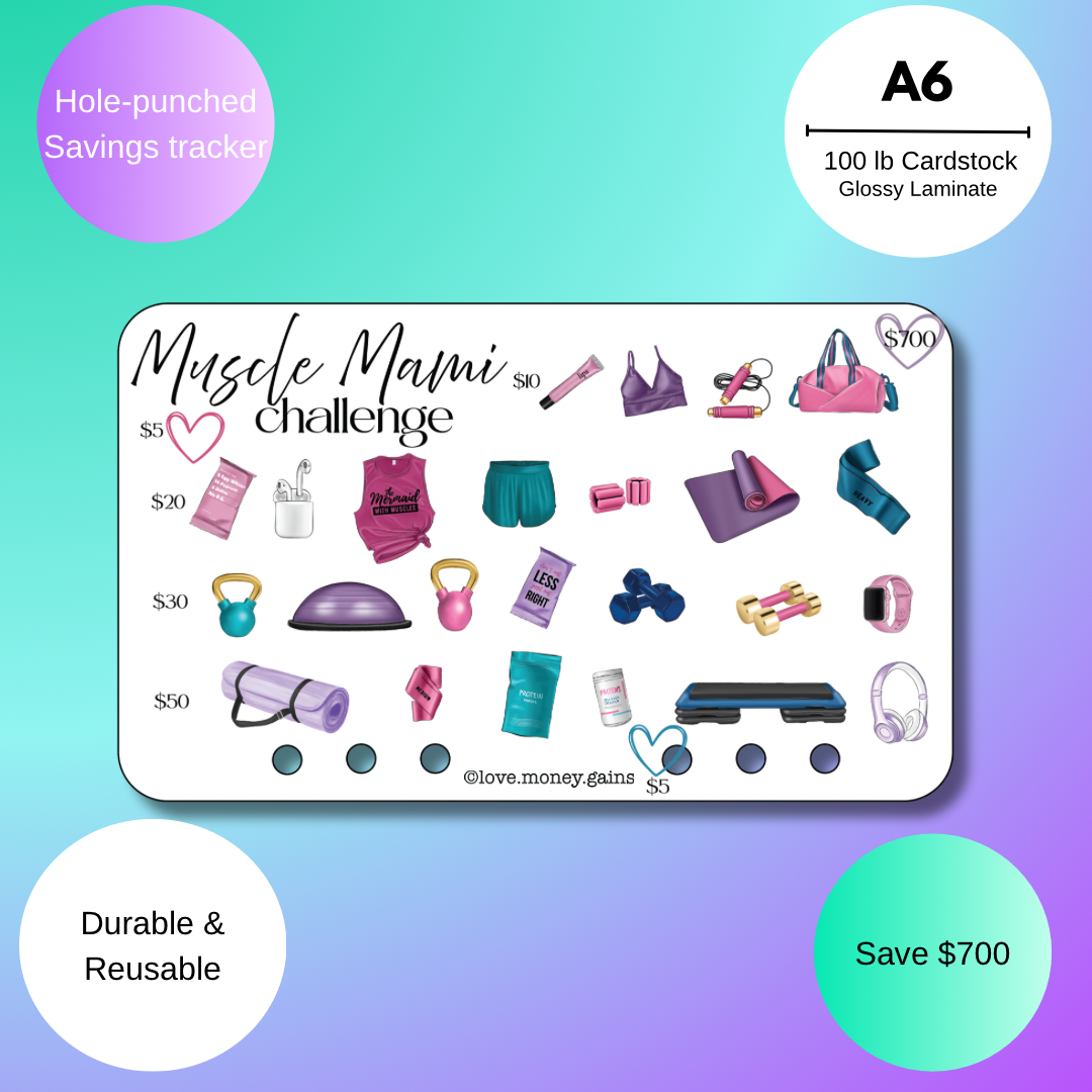 Muscle Mami Savings Challenge